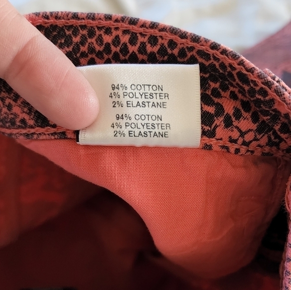 J Brand faux Snakeskin Selena midrise cropped boot photo ready pants size 26 - Picture 7 of 9